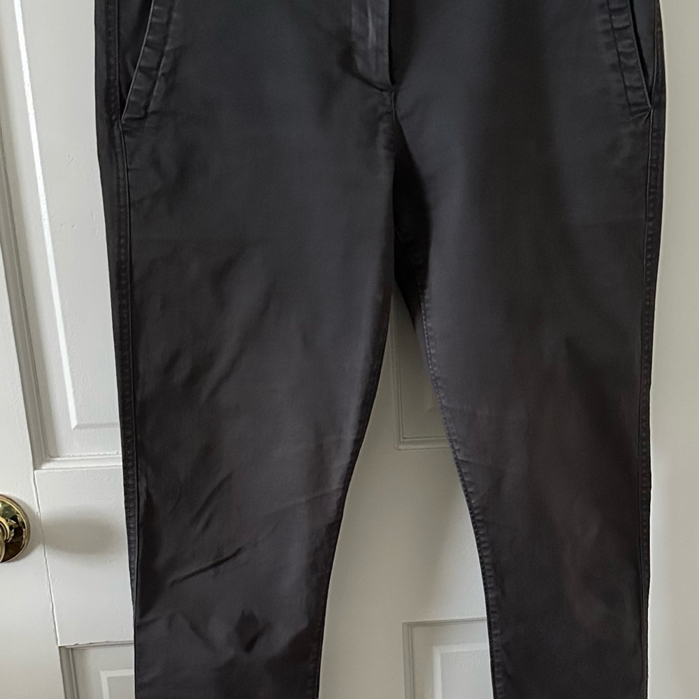 GAP Charcoal Super Skinny Khakis
